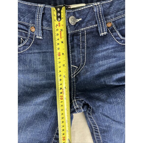True Religion Becky Boot Cut Jeans Womens Size 32 Western Rodeo School Denim USA - Picture 9 of 14